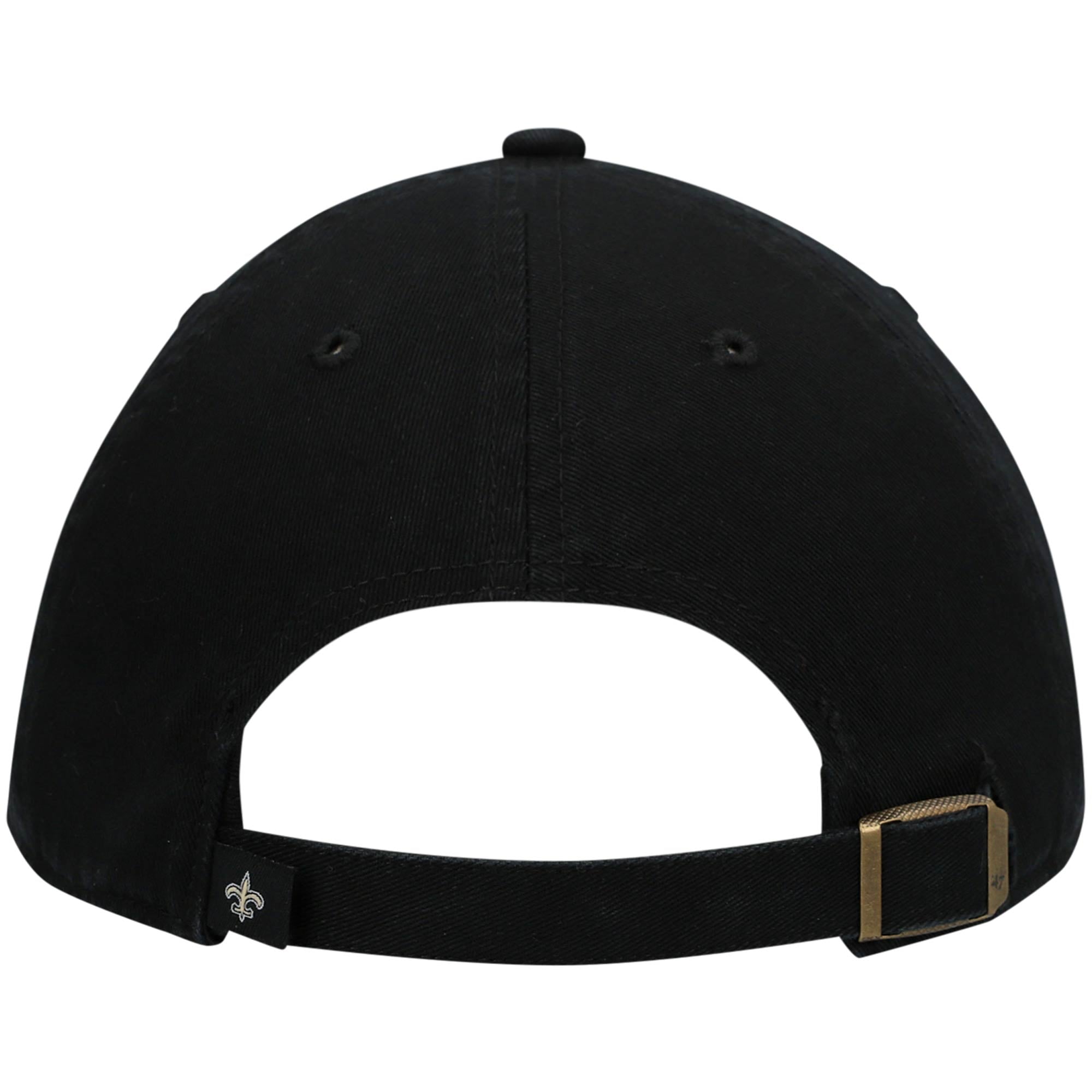 Casquette réglable '47 New Orleans Saints Logo Clean Up noire pour jeune