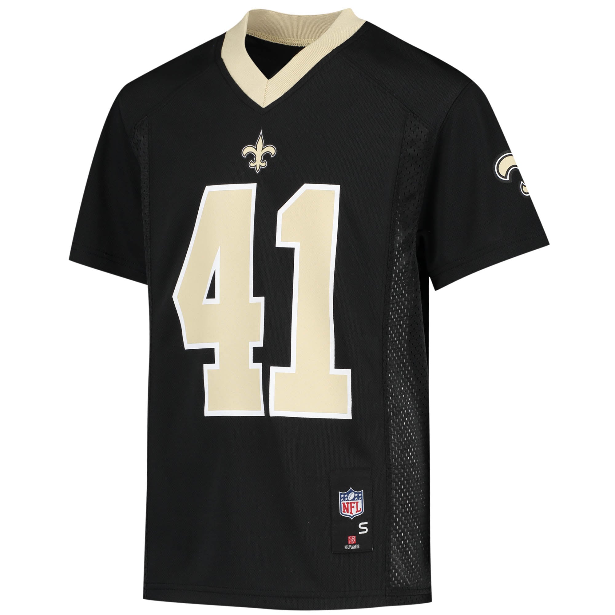 Youth Alvin Kamara Black New Orleans Saints Replica Jersey