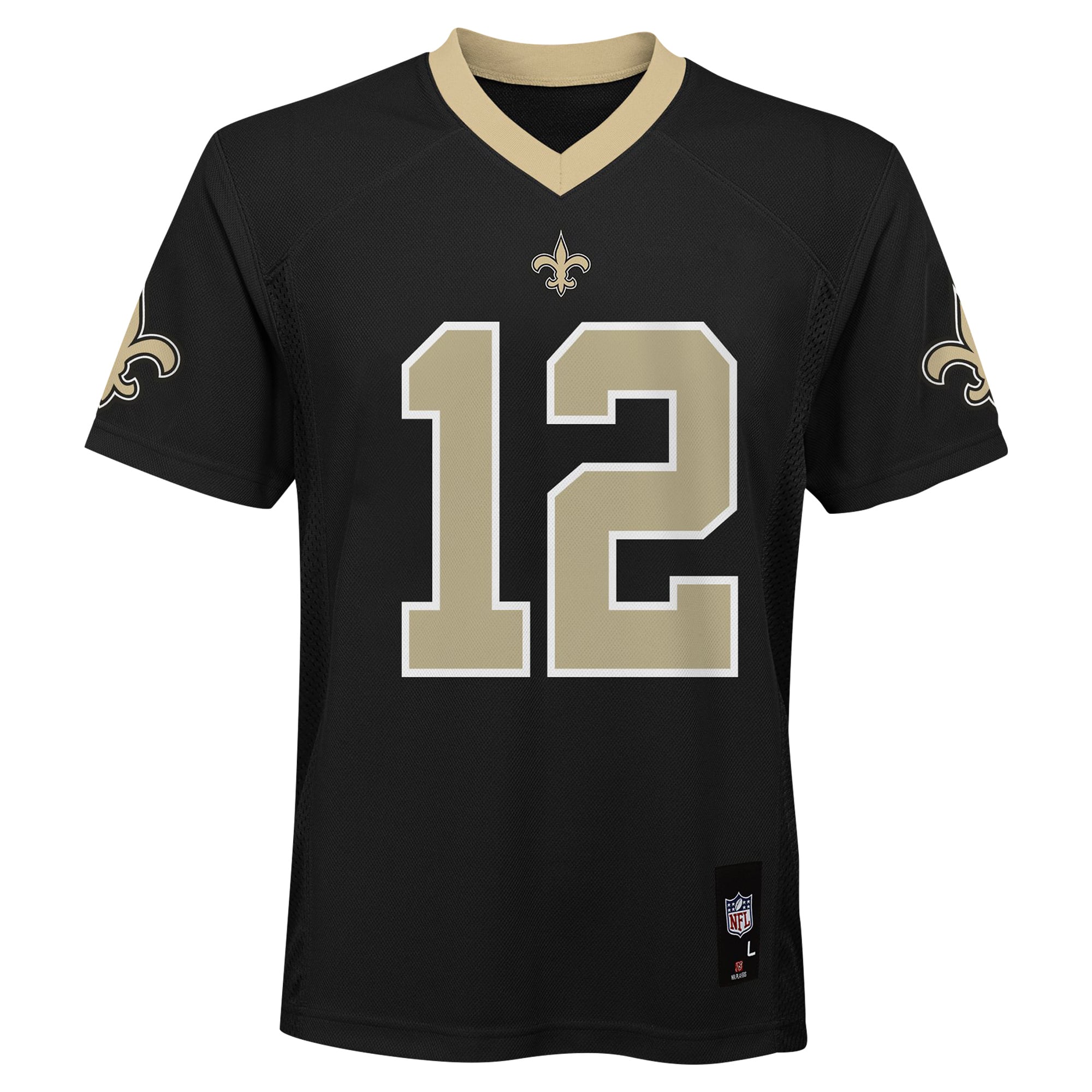 Youth Chris Olave Black New Orleans Saints Replica Jersey