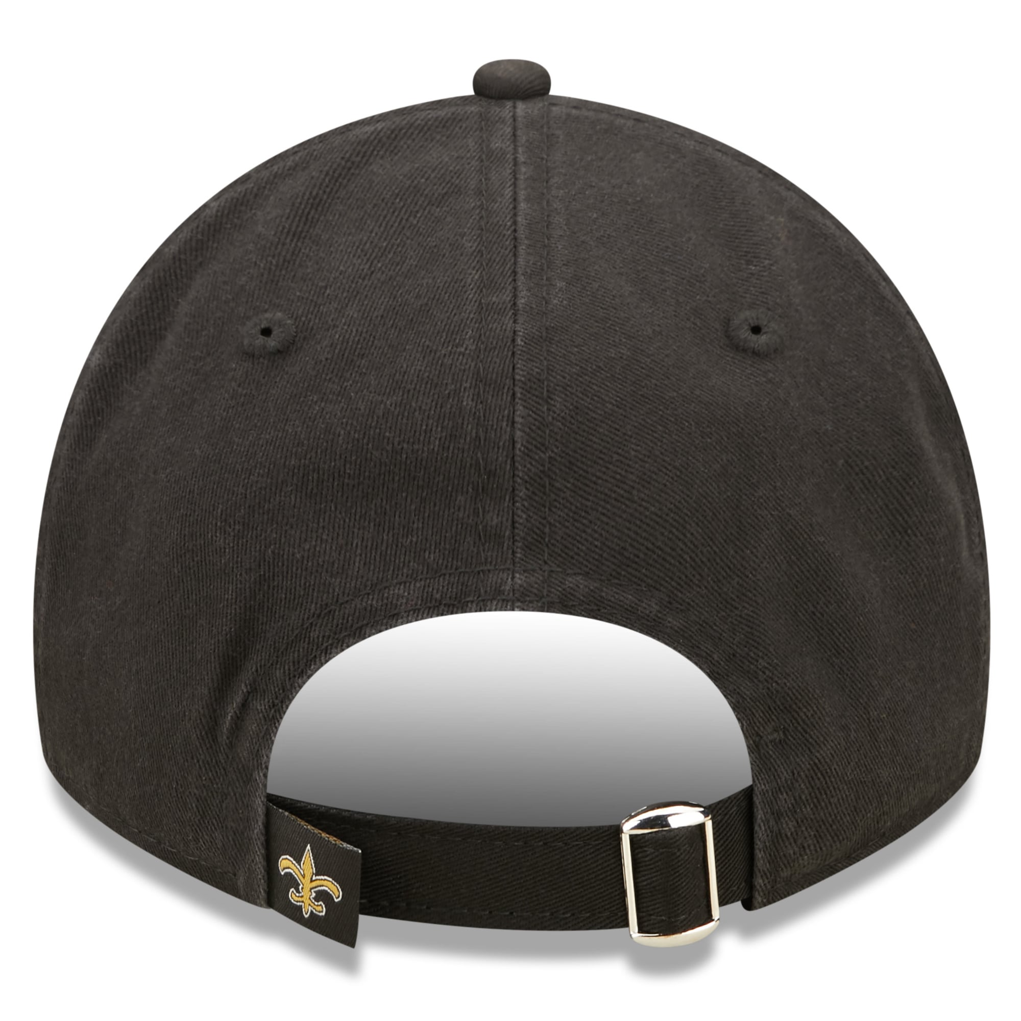 Casquette ajustable New Era 9TWENTY noire pour jeunes, New Orleans Saints 2022.