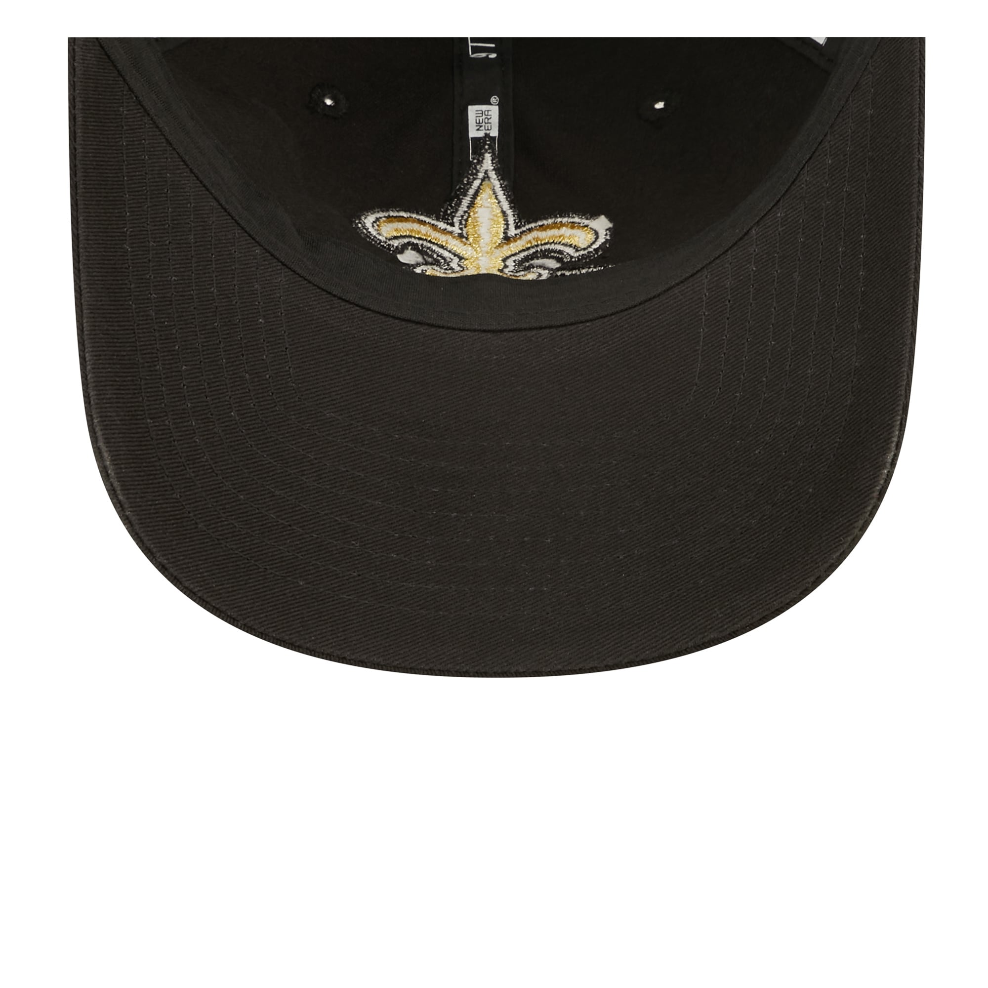 Casquette ajustable New Era 9TWENTY noire pour jeunes, New Orleans Saints 2022.