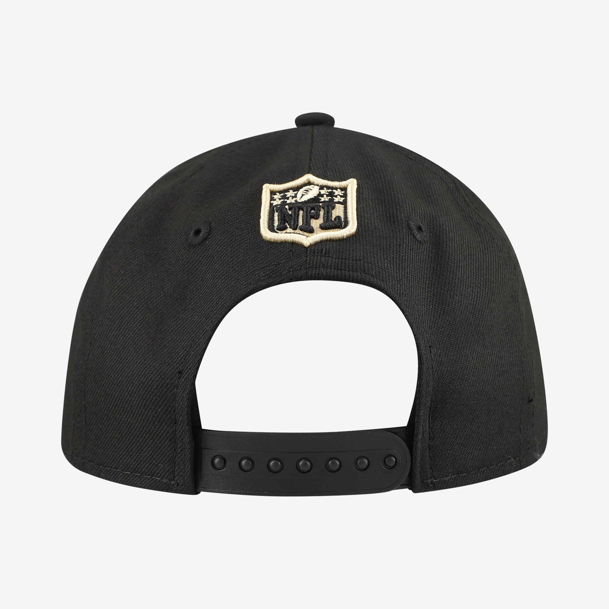 Casquette ajustable New Era 9FORTY noire à motif dessin animé des Saints de la Nouvelle-Orléans pour jeunes