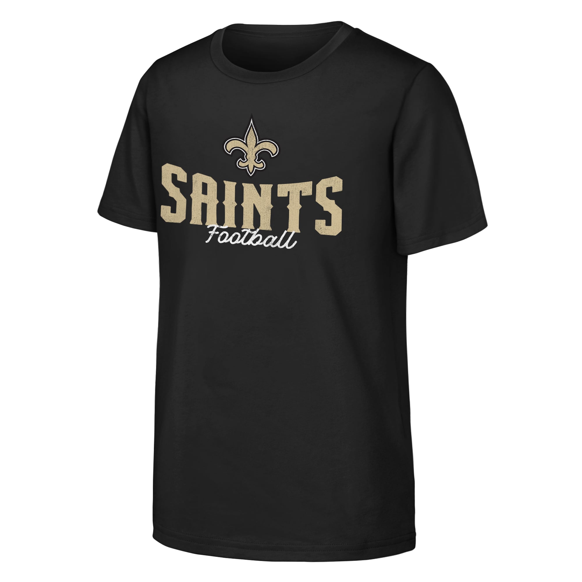 Youth Outerstuff  Black New Orleans Saints Top Pick T-Shirt