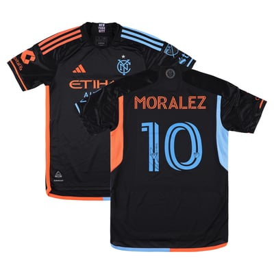 Maximiliano Moralez New York City FC Autographed Fanatics Authentic Match-Used #10 Black Jersey from the 2025 MLS Season - Size S