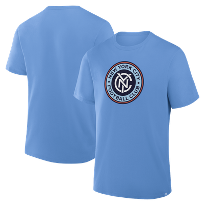 New York City FC Fanatics Logo T-Shirt - Sky Blue