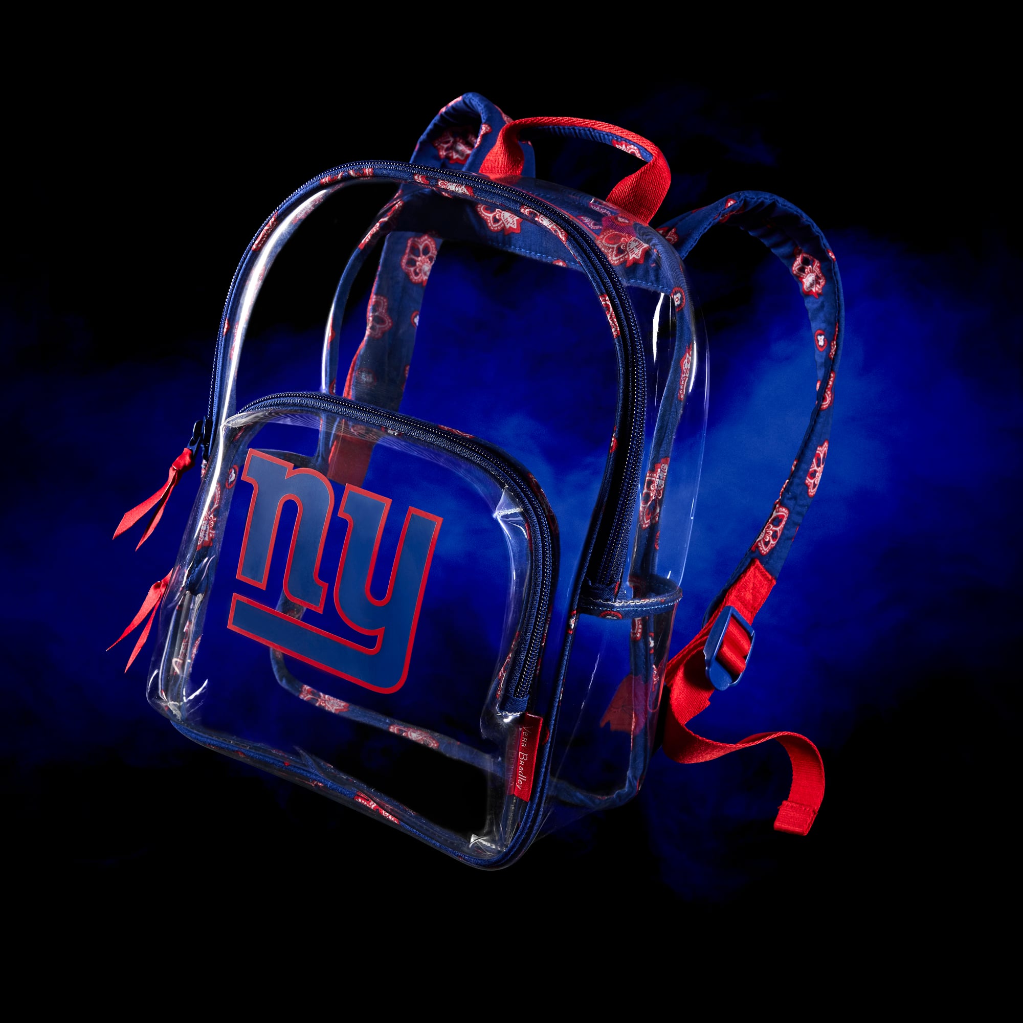 New York Giants Vera Bradley Clear Small Backpack