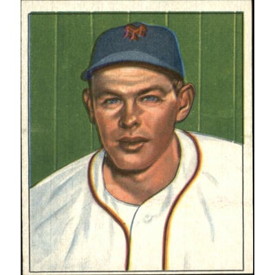 1950 Bowman #118 Clint Hartung