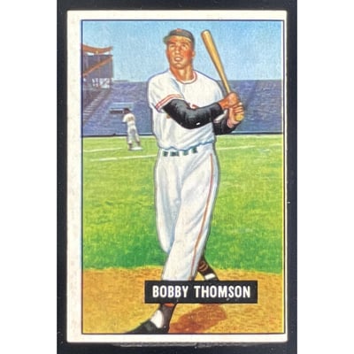 1950 Bowman #28 Bobby Thomson