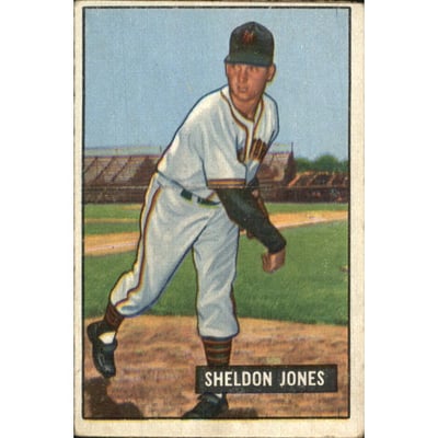 1951 Bowman #199 Sheldon Jones