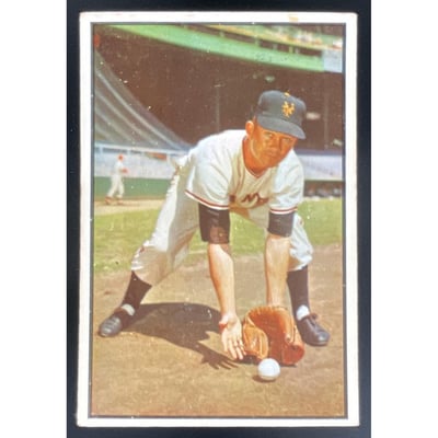 1953 Bowman Color #1 Davey Williams