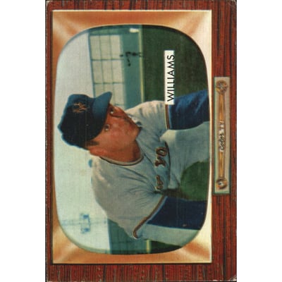 1955 Bowman #138 Davey Williams