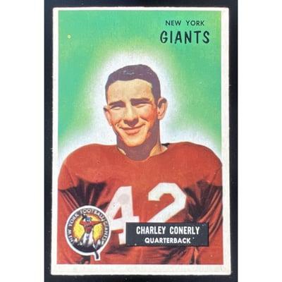 1955 Bowman #16 Charley Conerly