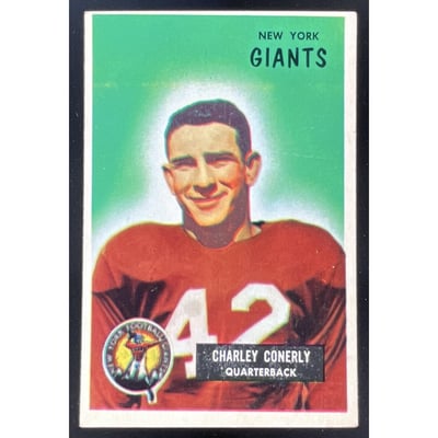 1955 Bowman #16 Charley Conerly