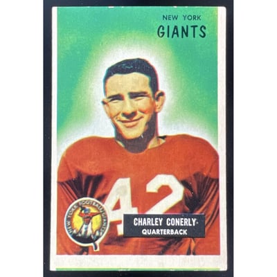 1955 Bowman #16 Charley Conerly