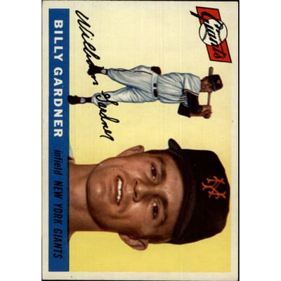 1955 Topps #27 Billy Gardner RC