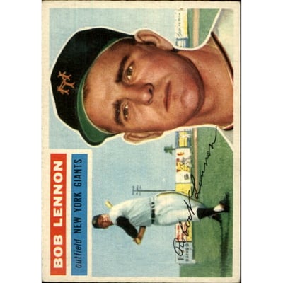 1956 Topps #104 Bob Lennon