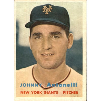 1957 Topps #105 Johnny Antonelli