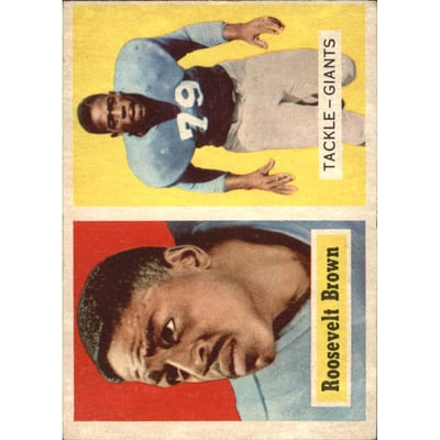1957 Topps #11 Roosevelt Brown