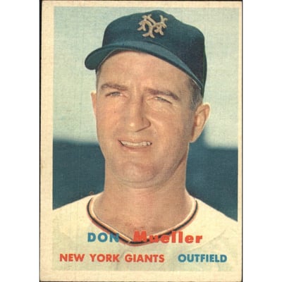1957 Topps #148 Don Mueller