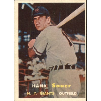 1957 Topps #197 Hank Sauer