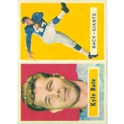 1957 Topps #59 Kyle Rote