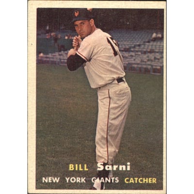1957 Topps #86 Bill Sarni