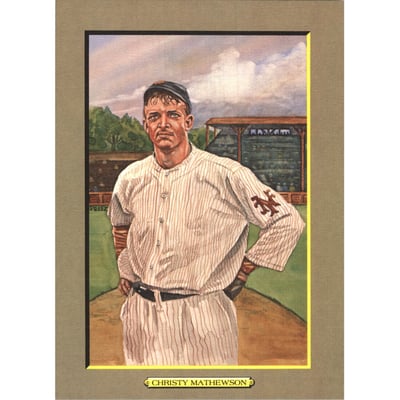 1985-97 Perez-Steele Great Moments #6 Christy Mathewson