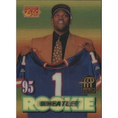 1995 Sportflix Artist's Proofs #126 Tyrone Wheatley