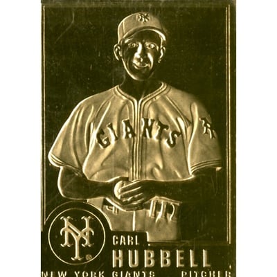 1996-03 Danbury Mint #1 Carl Hubbell