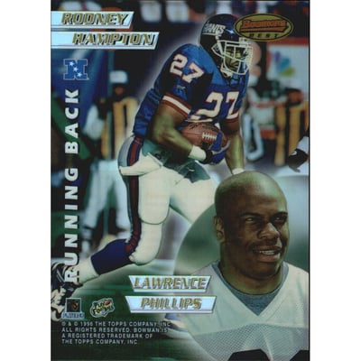 1996 Bowman's Best Mirror Images Refractors #6 Hampton/Phillips/Allen/Faulk