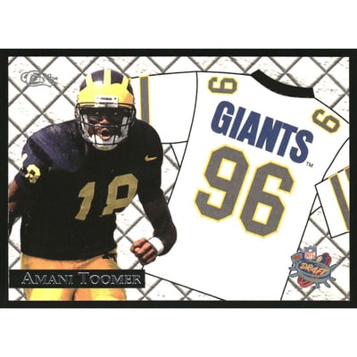 1996 Classic NFL Rookies Home Jersey Image #HJ13 Amani Toomer