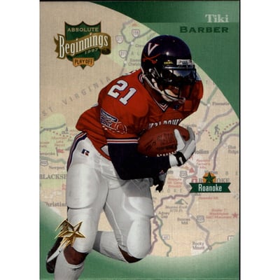 1997 Absolute Gold Redemption #6 Tiki Barber
