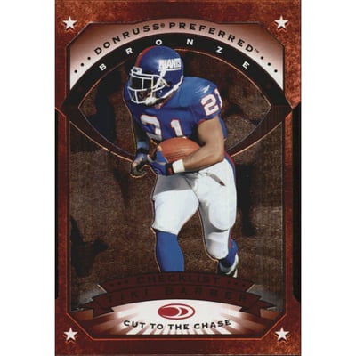 1997 Donruss Preferred Cut To The Chase #148 Tiki Barber CL B