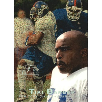 1997 Flair Showcase Row 0 #46 Tiki Barber