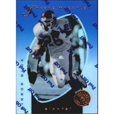 1997 Pinnacle Certified Mirror Blue #119 Tyrone Wheatley