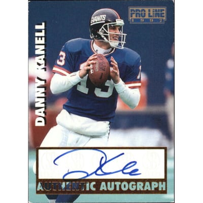 1997 Pro Line Autographs #36 Danny Kanell