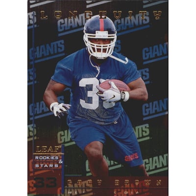 1998 Leaf Rookies and Stars Longevity #22 Gary Brown