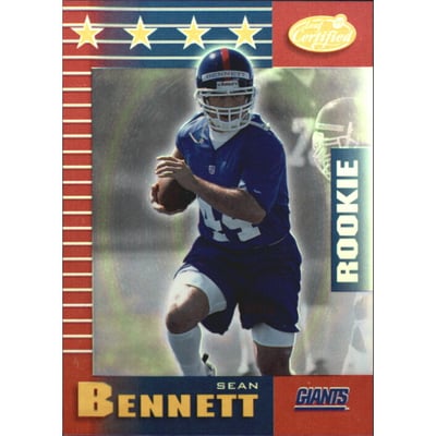 1999 Leaf Certified Mirror Red #210 Sean Bennett