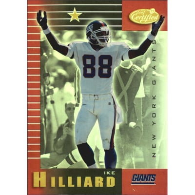 1999 Leaf Certified Mirror Red #66 Ike Hilliard