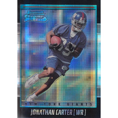 2001 Bowman Chrome Xfractors #183 Jonathan Carter