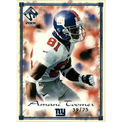 2001 Private Stock Blue Framed #65 Amani Toomer