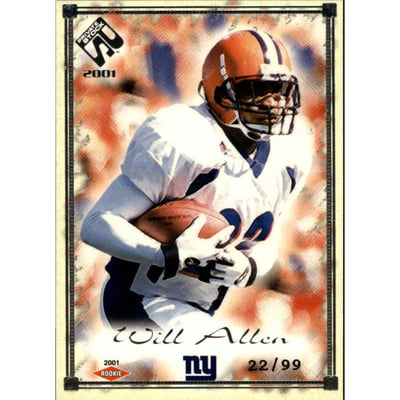 2001 Private Stock Silver Framed #143 Will Allen