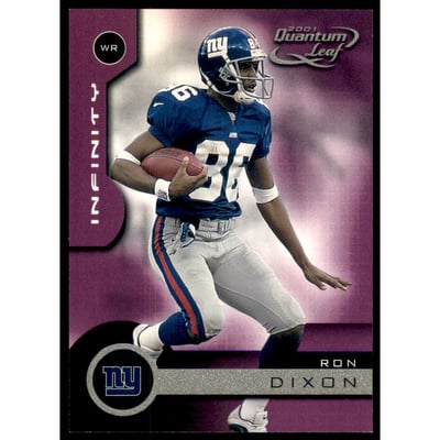 2001 Quantum Leaf Infinity Purple #126 Ron Dixon