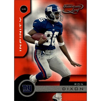 2001 Quantum Leaf Infinity Red #126 Ron Dixon