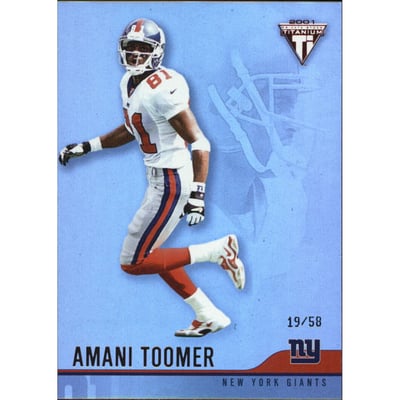 2001 Titanium Red #88 Amani Toomer