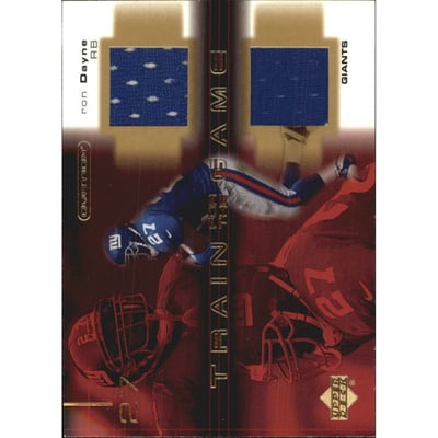 2001 Upper Deck Ovation Train for the Game Jerseys #TGRD Ron Dayne