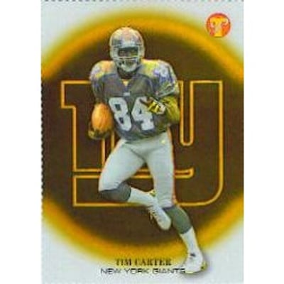 2002 Topps Pristine Gold Refractors #78 Tim Carter C