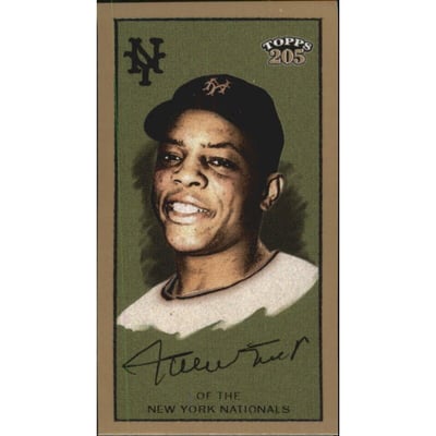 2003 Topps 205 Sovereign #156 Willie Mays RET