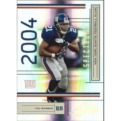 2004 Absolute Memorabilia Spectrum #94 Tiki Barber