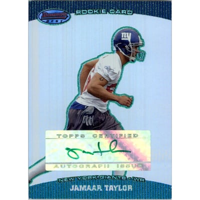 2004 Bowman's Best Green #161 Jamaar Taylor AU